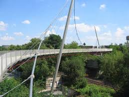 Erzbahnschwinge Bochum In Bochum Ingenieurbau Bochum Fussgangerbrucke Bruckenbau