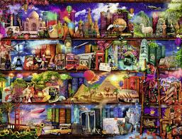 2000 piece puzzles at barnes & noble®. Jigsaw Ravensburger Jigsaw Puzzle World Of Books Travel Shelves 2000 Pieces Woodland Resort Com