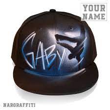 Street Dance Hip Hop Baseball Cap Snapback Hat With Your Graffiti Name Best Customized Gift For Boy And Girl Flat Peak Paint Street Dance Hip Hop Dance Hip Hop
