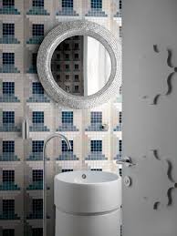 Finish the design by using basic, white subway tiles to frame the focal wall. Bathroom Design Ideas Diy