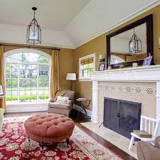 Gorgeous green walls in a colorful living room liz caan and company gorgeous cool green walls anchor this bold traditional living room by liz caan and company out of massachusetts. 7 Living Room Color Ideas That Warm Up Your Space Martha Stewart