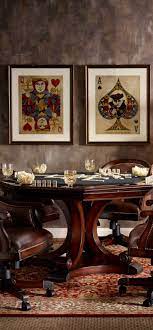 Famous Aviators Playing Card Art Frontgate Man Cave Room Game Room Decor Basement Remodel Cost
