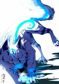Loup Bleu Dessin De Loup Dessin De Loups Dessin De Creatures