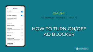 How to Turn On/Off Ad blocker - Xiaomi Mi Browser [Android 11 - MIUI 12] -  YouTube