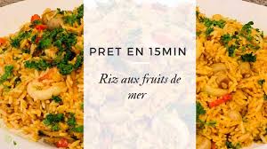 Riz Aux Fruits De Mer Facile Et Rapide Youtube
