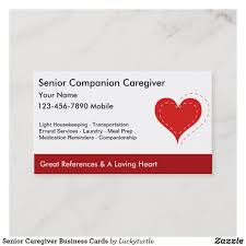 Senior Caregiver Business Cards Zazzle Com