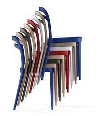 ALMA DESIGN set de 4 chaises JULIE (Sable