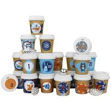 Diy Adventskalender Kaffee Becher Zum Selber Basteln Und Befullen Mit Waldtier Washi Tape 24 Co Adventskalender Kaffee Adventkalender Adventskalender Diy