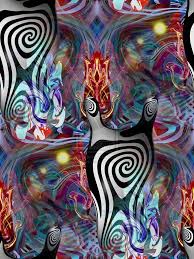 A Strange Pattern Art Weird Art Art Painting