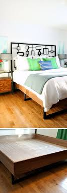 Welcome to our gallery of beautiful primary bedrooms without headboards! 23 Clever Diy Bed Frame Ideas And Projects You Can Do In A Weekend Diy Bed Frame Simple Bed Frame Diy Bed