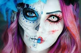 Halloween make up ideen, wie sie ihr gesicht schminken. 48 Halloween Schmink Ideen Fur Manner Und Frauen Video