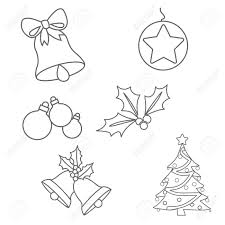 Adornos Navideños Para Colorear