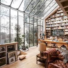Home Library In The 13th Arrondissement Of Paris Via Reddit Floor To Ceiling Windows Aesthetic Room Decor Home