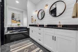 Check spelling or type a new query. 75 Beautiful Shiplap Wall Bathroom With White Cabinets Pictures Ideas August 2021 Houzz