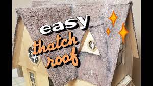 This regular attention is essential in obtaining the maximum life from a thatch. Easy Dollhouse Thatch Roof Tutorial Youtube