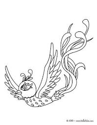 Go Green And Color Online This Phoenix Coloring Page Nice Bird Coloring Sheet More Original Content On Bird Coloring Pages Easy Coloring Pages Coloring Pages