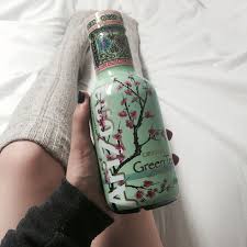 Arizona green tea vinyl sticker aesthetic. Not Even A Fan Of Green Tea But Whatever Tumblr Grunge Arizona Tea Greentea Softgrunge Botellas