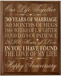 A wide there are 736 suppliers who sells 30 year wedding anniversary gift on alibaba.com, mainly located in asia. Amazing Deals On 30th Anniversary Gift Ideas Couple Parents 30 Year Anniversary Gifts Ideas For Him Her Wall Plaque 12 X 15 By Dayspring Milestone Walnut