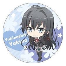 Hachiman describes her as being a loner. My Teen Romantic Comedy Snafu Climax Puchichoko Big Can Badge Yukino Yukinoshita Anime Toy Hobbysearch Anime Goods Store