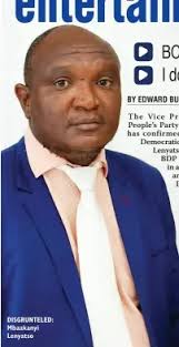 Disgruntled Mbaakanyi Lenyatso entertains ruling party