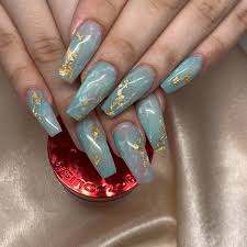 Jade Nails Notpolish Nailart Nails2inspire Northpark Northparknails Calinails Sdnails Sdnailart Jade Nails Pretty Acrylic Nails Best Acrylic Nails