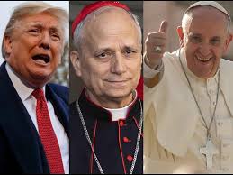 smirk :: clearly Cankles McBonespur is still butthurt over the pope being  an American from Chicago... who also thinks Trump is trash. If this was a  real cardinal, he'd be lecturing