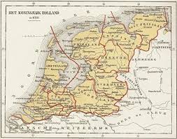 Koninkrijk Holland Oude Kaarten Antieke Kaarten Cartografie