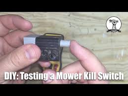 The first one, and the one nearest the second switch is on the opposite side of the mower and is depressed by the shaft when the was told about the safety line by a friend who runs a small engine and equipment salvage and repair shop. Diy How To Test A Lawn Mower Safety Switch Pressure Switch Mtd Gold Riding Lawn Mower Youtube