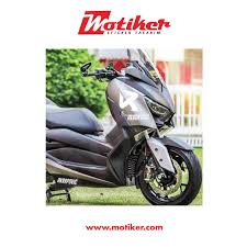 Yamaha Xmax 300 Akrapovic Sticker Etiket Modeli Audi Quattro Motosikletler Honda Motosikletler