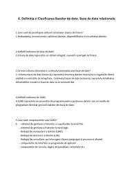 Doc acorda si tu o nota acestui referat: 4 Baze De Date Relationale