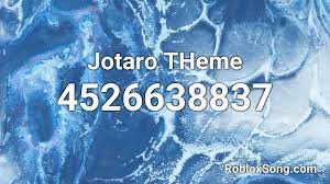 Use copy button to quickly get popular song codes. Jotaro Theme Roblox Id Roblox Music Code Youtube