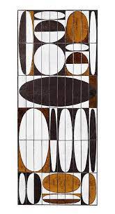 roger capron 1906 1983 table basse rectangulaire capron handmade tiles pattern art