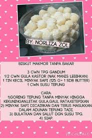 Biskut yang rangup dan sedap ini akan menambah kehangatan keluarga anda saat berkumpul di hari raya. Resepi Makmur Susu Sukatan Cawan