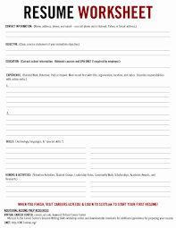 High School Resume Builder Unique Resume Pt 2 Career Center Resources High School Resume Student Resume Special Education Worksheets