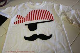 Mommy Made Diy Pirate Shirts No Sew Anniversaire Pirate Deguisement Pirate Garcon Deguisement Pirate Enfant