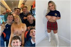 Rangers-daft porn star Lana Wolf STRIPS for snap with Scotland ...