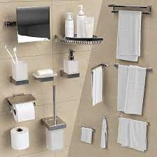 Get free shipping on qualified grohe bath accessories or buy online pick up in store today in the bath department. Bathroom Accessories Grohe Selection Cube 3d Cgtrader
