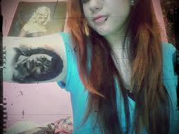 Smiling michael jackson tattoo on right shoulder. My Michael Jackson Tattoo By Iloveink666 On Deviantart