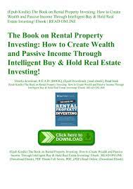 I'll talk about how you can boost your cash flow on regular rental properties by up to 50%. Epub Kindle The Book On Rental Property Investing How To Create Wealth And Passive Income Through By Ethbtfhbdfthbdftrh Issuu