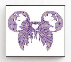 Cross stitch chart mickey mouse & minnie wish upon a star. Disney Mickey And Minnie Modern Cross Stitch Pattern Castle Love Disney Embroidery Nursery D Cross Stitch Disney Cross Stitch Patterns Modern Cross Stitch
