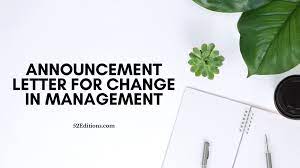 Create digital invitations & save time & money. Announcement Letter For Change In Management Free Letter Templates