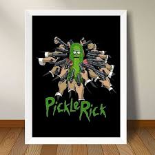 Quadro Decorativo Pickle Rick And Morty No Elo7 Decora Geek 16df7d1