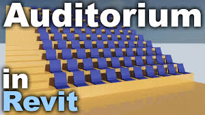 Mark dining table dimensions with tape on the floor to visualize how much space you'll have left on each side to pull chairs in and out. Auditorium In Revit Tutorial Youtube