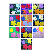 A warhol's flowers printed dress. Lot Andy Warhol Flowers Portfolio Suite Of 10 Silk Screen Prints From Sunday B Morning