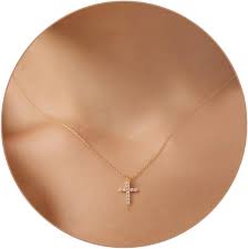 Gold Cross Necklace for Women