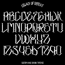 Legacy Of Defeat Chicano Lettering Lettering Script Lettering