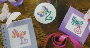 Butterfly Abc Alphabet 0 To 9 Numbers 36 Cross Stitch Charts