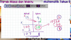 Masa dan waktu other contents: Darab Masa Dan Waktu Matematik Tahun 5 Youtube