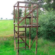 Bassner Druckjagdbock Flexi Ansitzleiter Holz Hochsitz