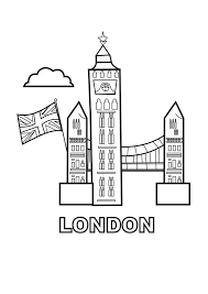 It connects the city of london with southwark. London Bridge Coloring Pages